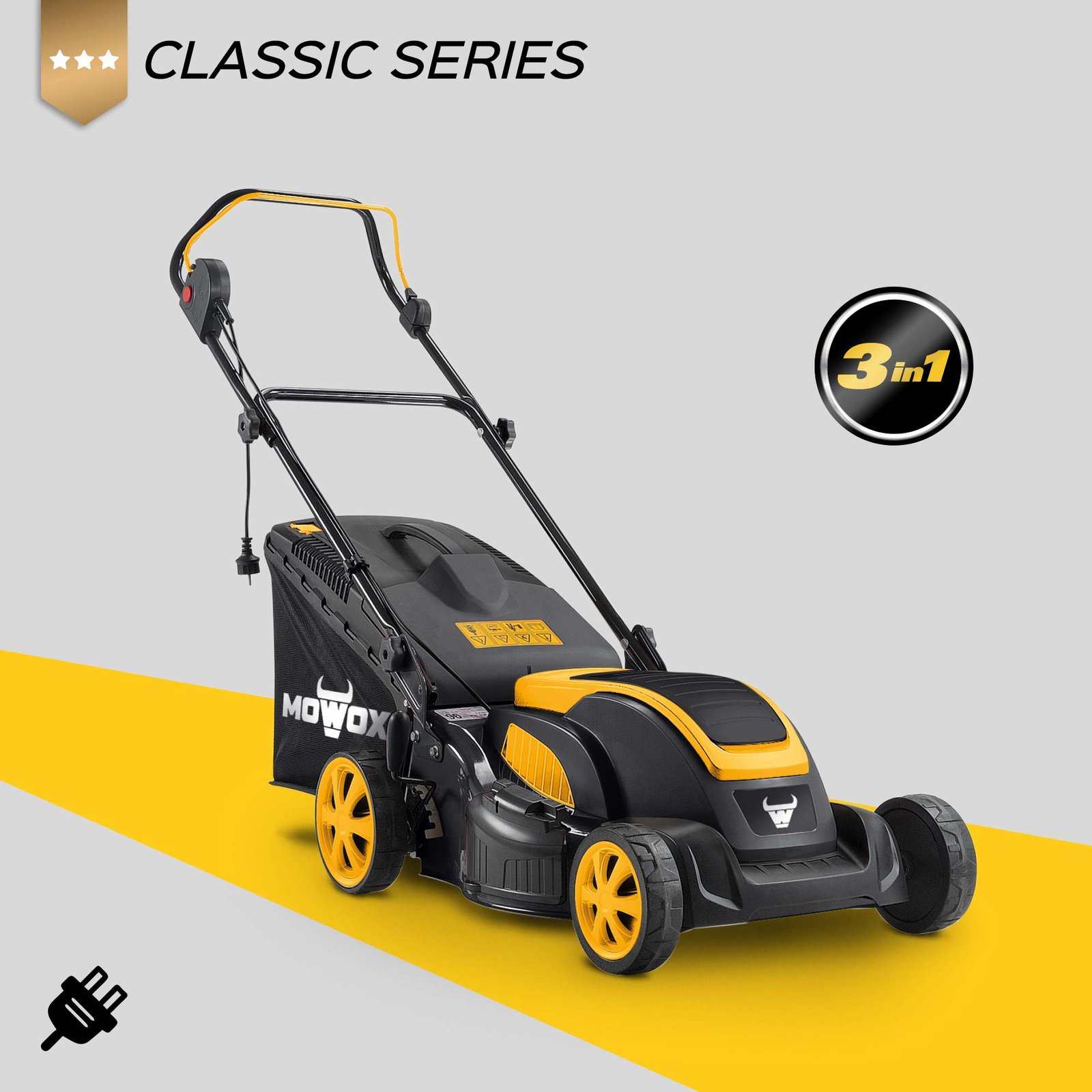 Cortacésped eléctrico MOWOX ® EM 4618 P-Serie Clásica - Imagen 5