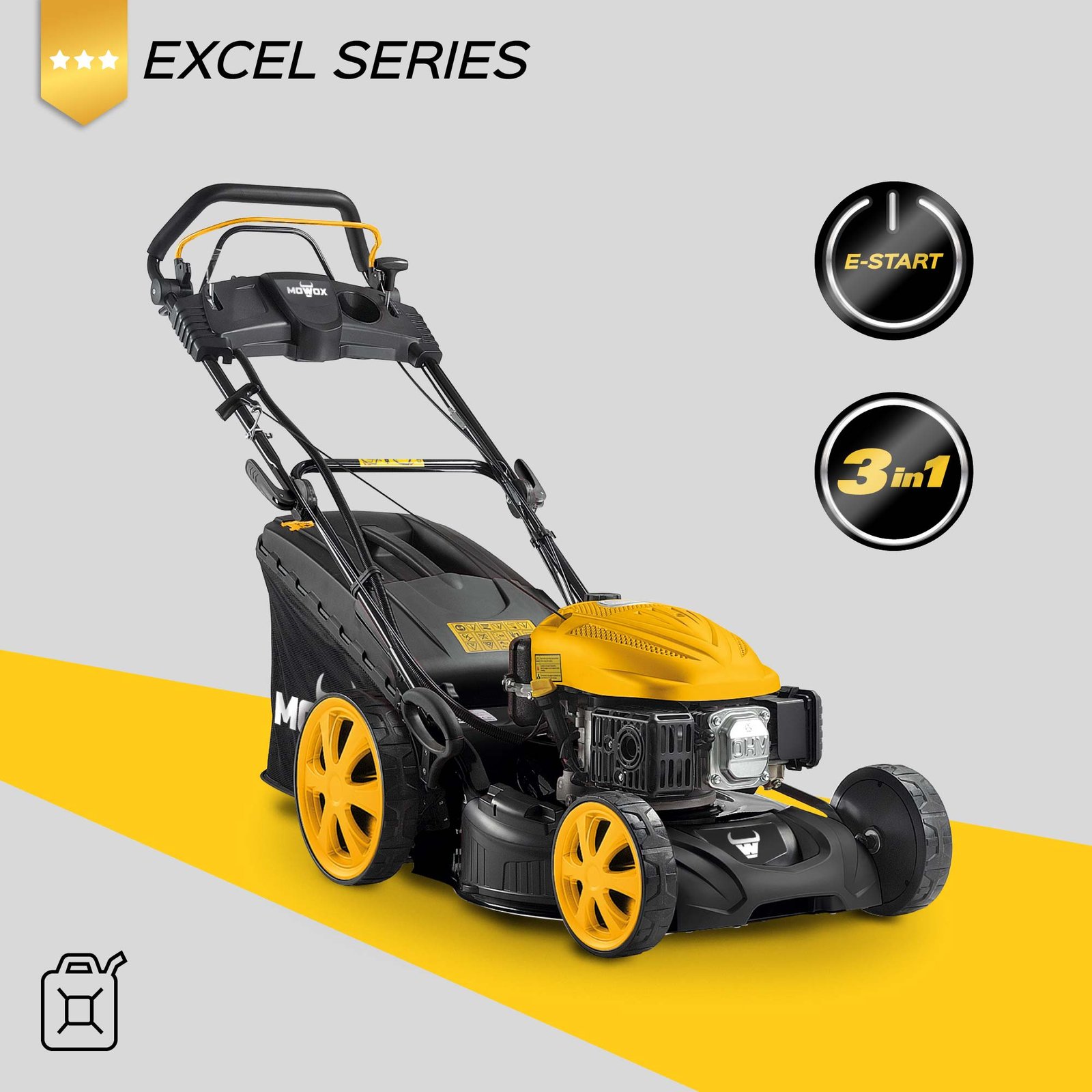 Cortacésped de gasolina remolcado MOWOX ® PM 4645 SEHW-Serie Excel - Imagen 6