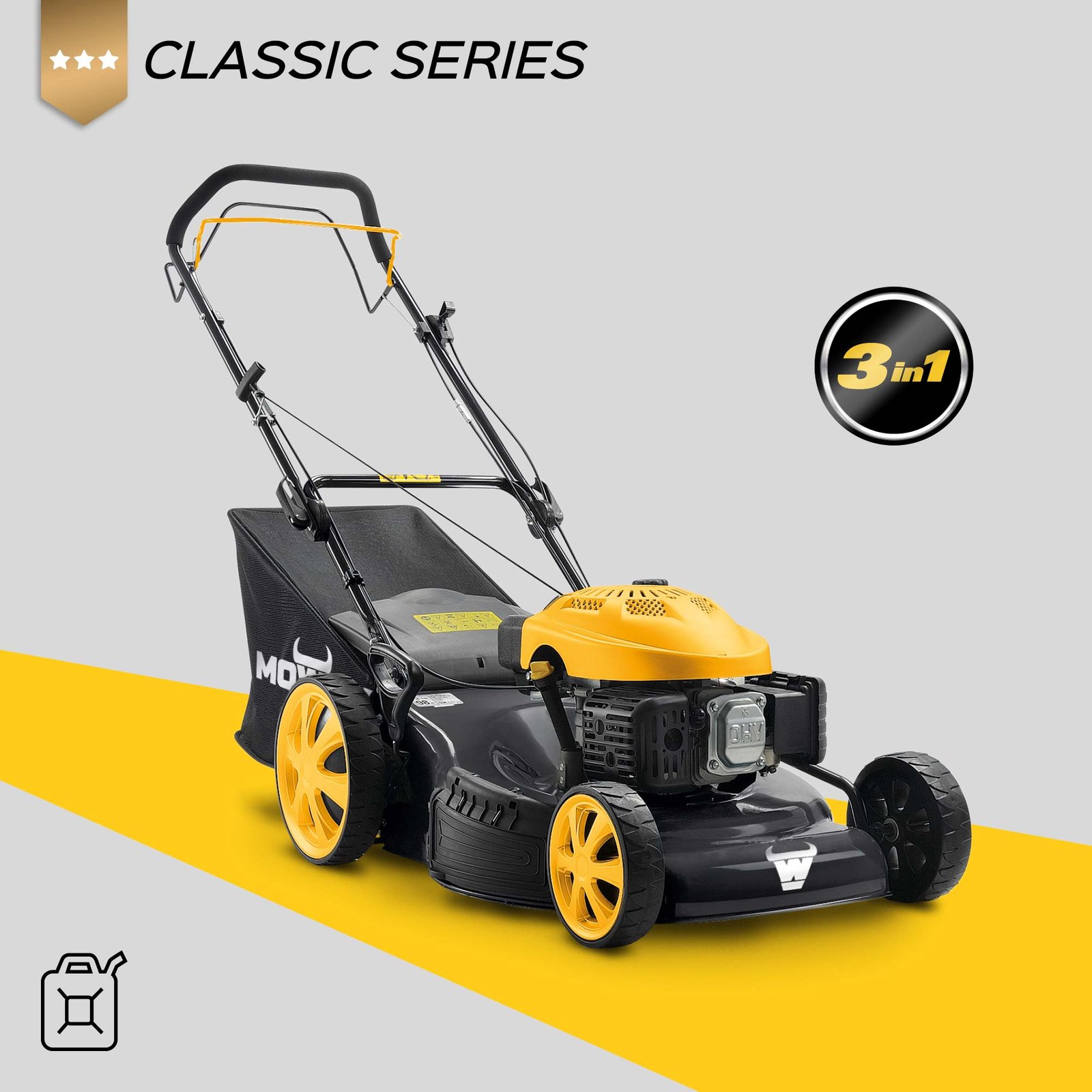 Cortacésped a gasolina MOWOX ® PM 5690 SZT-Radio de giro cero - Imagen 7